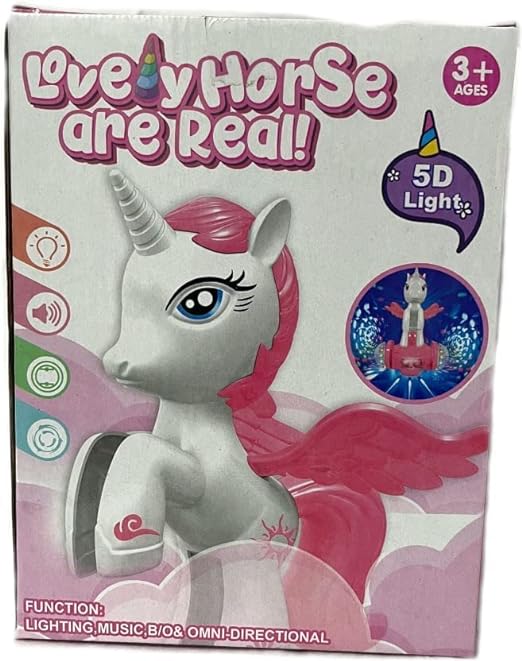Lovely Horse with 3D Light and Music