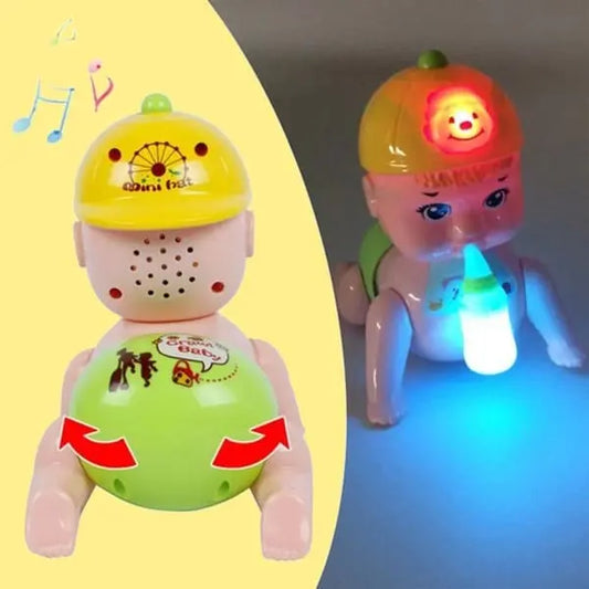 Crawling Baby Toy With Music & Lights