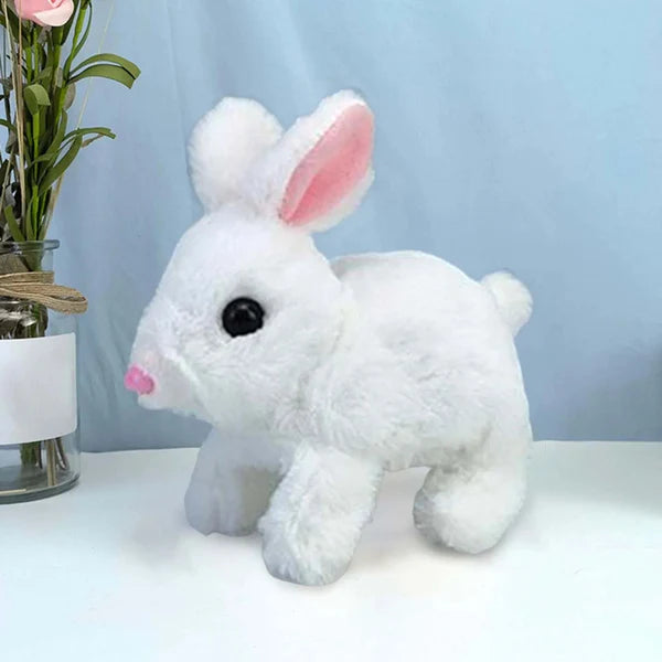 Cute Walking Rabbit & Bunny with Squeaky Sounds