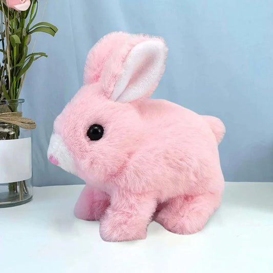 Cute Walking Rabbit & Bunny with Squeaky Sounds