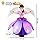 Angel Girl Dancing and Revolving Doll