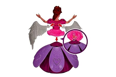 Angel Girl Dancing and Revolving Doll