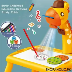 Giraffe Projector Learning Painting Drawing  with Light and Music