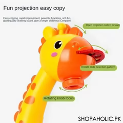 Giraffe Projector Learning Painting Drawing  with Light and Music