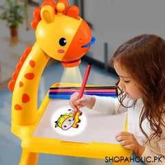 Giraffe Projector Learning Painting Drawing  with Light and Music