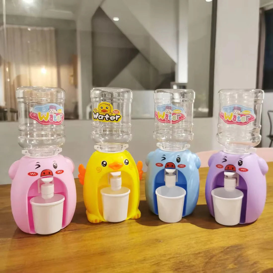 Mini Animal Water Dispenser Toy for Kids